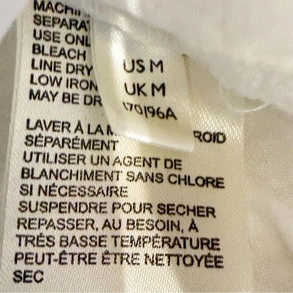 New Free People White ari mini smock dress Medium - Picture 12 of 16